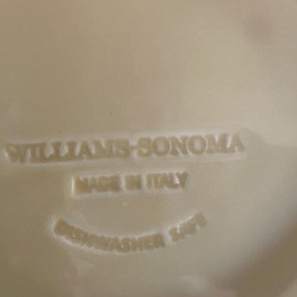 Williams Sonoma Set of 4 Leaf Plates Made in Italy - Picture 7 of 13